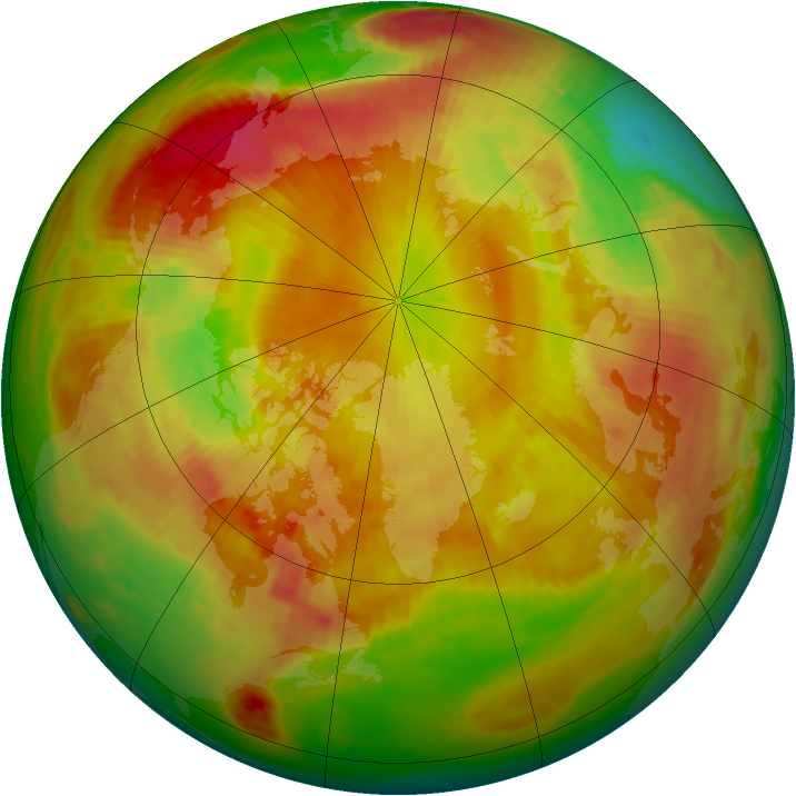 Arctic ozone map for 03 May 1981